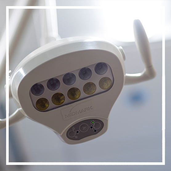 Person at a consultation with their dentist